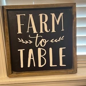 Farm to table